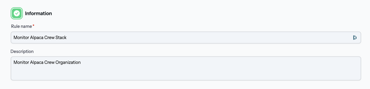 CrowdSec Notification Rule Information